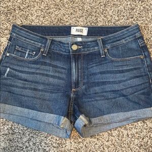 EUC Paige denim shorts size 27